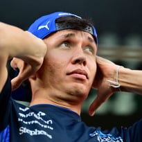 F1 star Alex Albon reacts after MISSING first F1 test