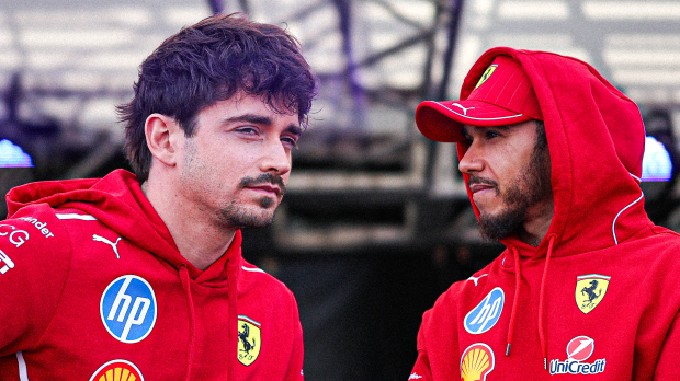 Leclerc, Hamilton, socials